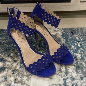 Jessica Simpson Royal Blue Heels Size 7